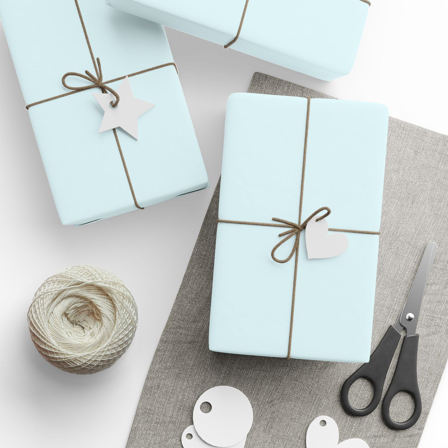 Ocean Blue Wrapping Paper Matte or Glossy Gift Wrap 3 Sizes Fine Art Paper