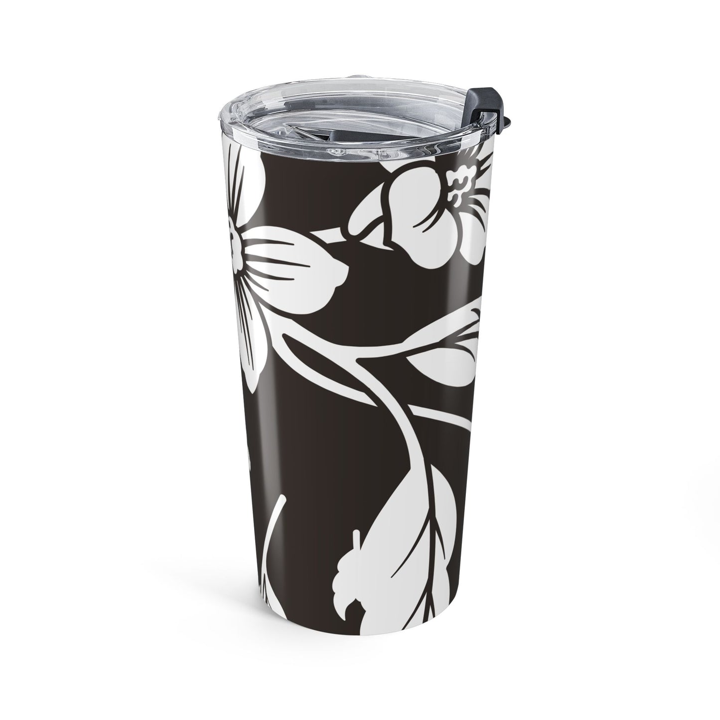 Muted Charcoal Floral 20oz Stainless Steel Tumbler | Coordinated Collection