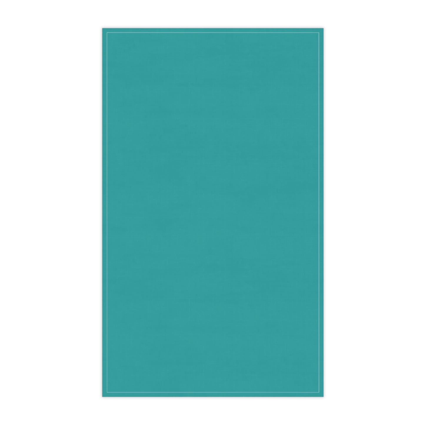 Deep Aqua Cotton Twill Tea Towel 18 x 30