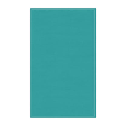 Deep Aqua Cotton Twill Tea Towel 18 x 30