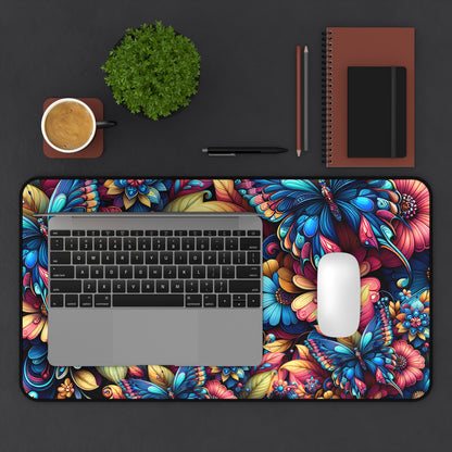 Butterfly Floral - Metamorphosis Design, Desk Pad