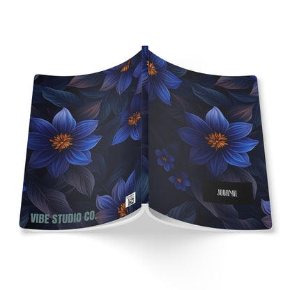 Blue Floral Heaven A5 Lined Journal