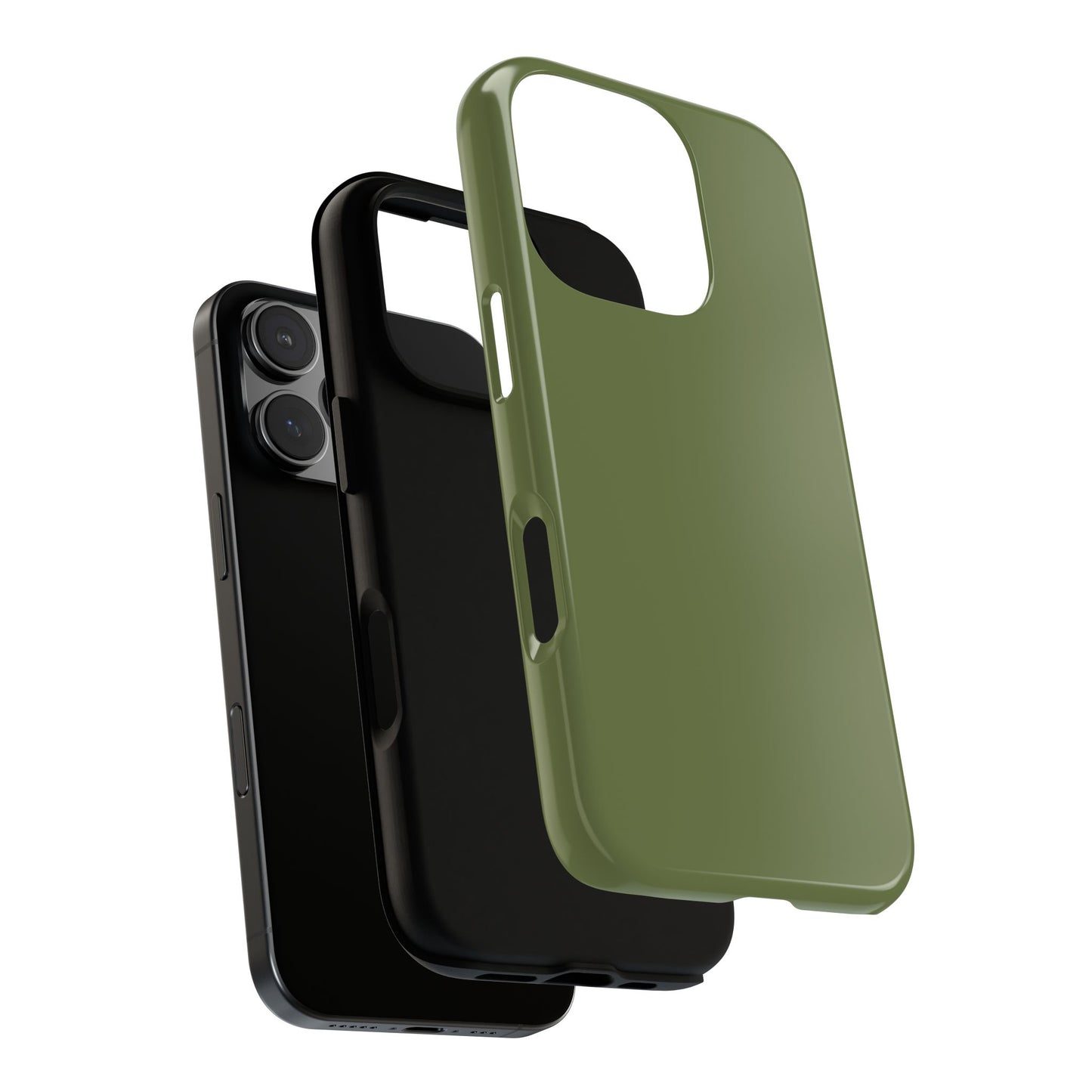 Olive Tough Cell Phone Case Matte or Glossy Protective Case iPhone Samsung