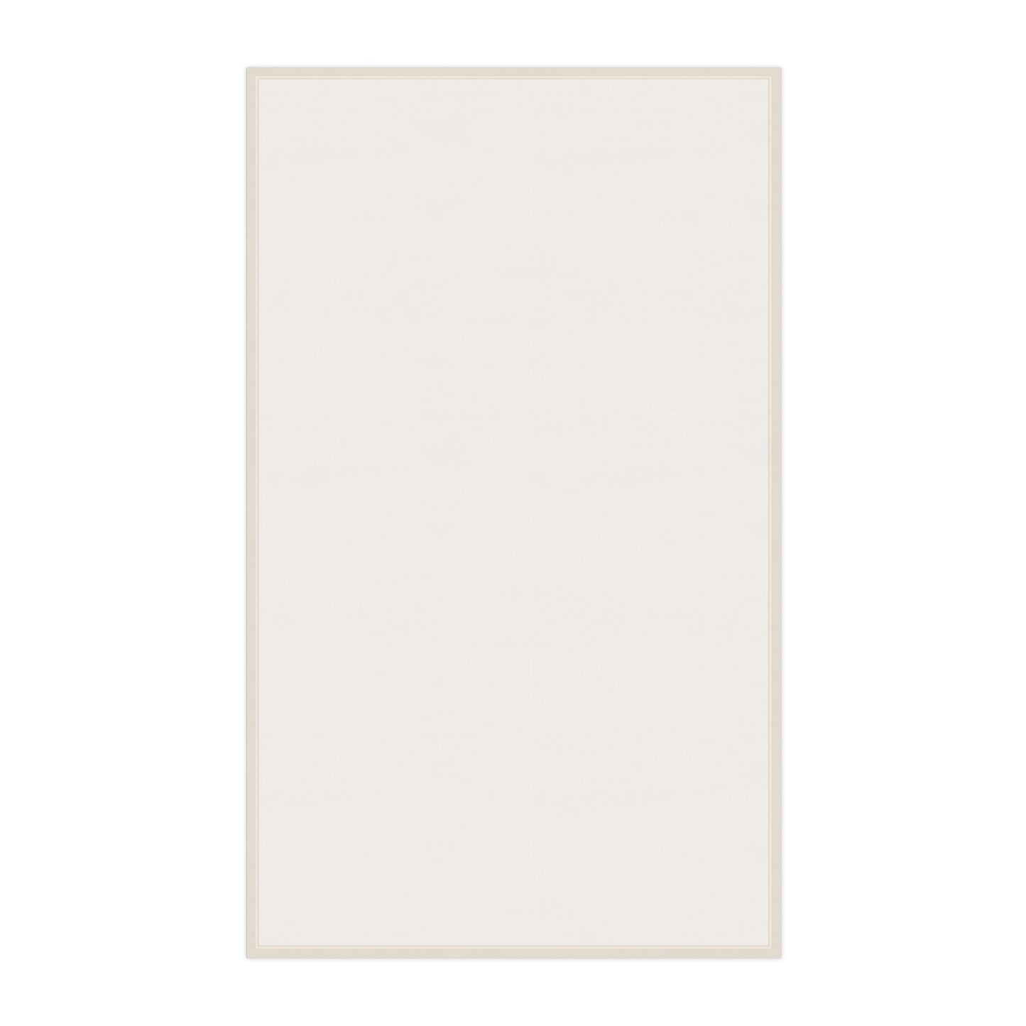 Latte Cream Cotton Twill Tea Towel 18 x 30