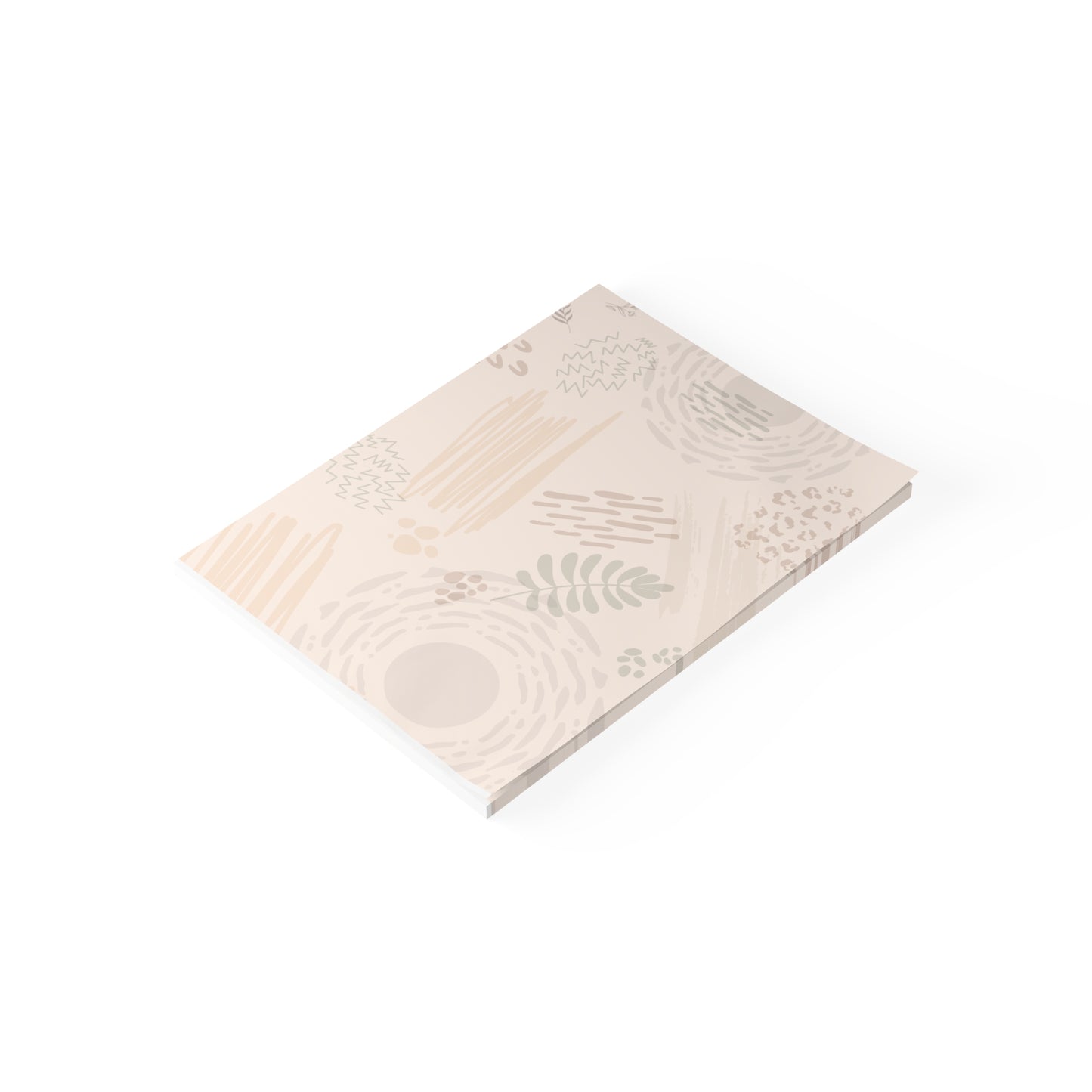 Neutral Flow Sticky Notes Abstract Neutral Post It Notes (7 Sizes)
