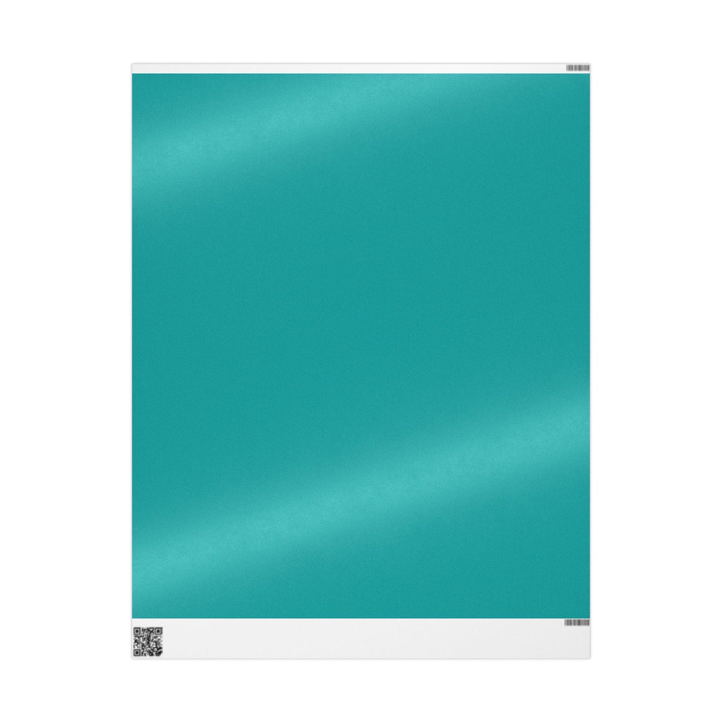 Deep Aqua Wrapping Paper Matte or Glossy Gift Wrap 3 Sizes Fine Art Paper