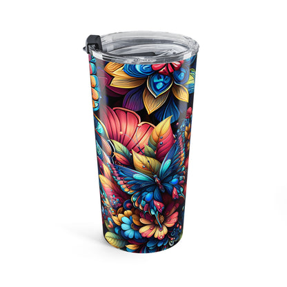 Butterfly Floral - Metamorphosis Design 20 oz Tumbler