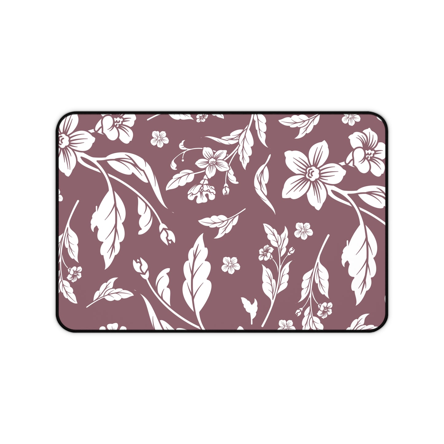 Mauve Floral Desk Pad (12x18, 12x22 or 16x32)