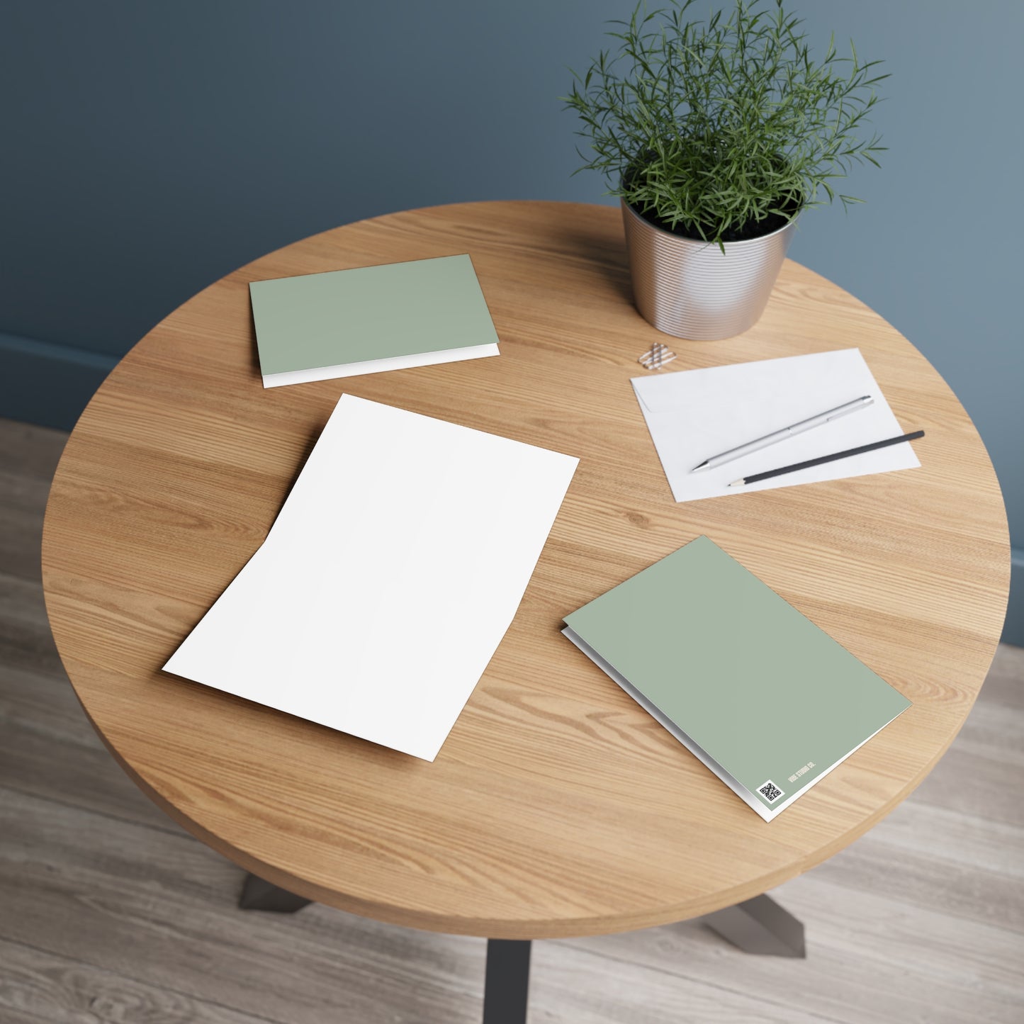 Sage Note Card Color Coordinated Collection
