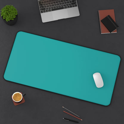 Deep Aqua Desk Mat Color Coordinated Collection (12x18, 12x22, 16x32)