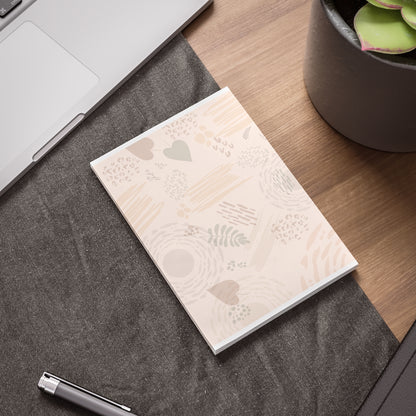 Neutral Flow Sticky Notes Abstract Neutral Post It Notes (7 Sizes)