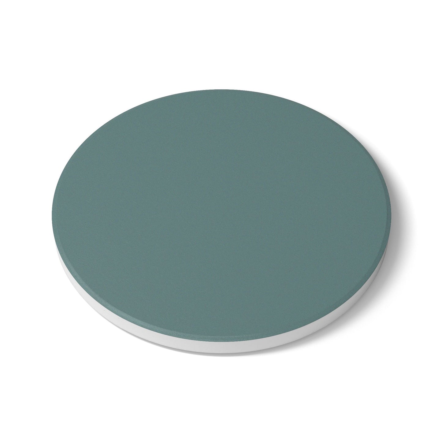 Dusty Blue Ceramic Coaster Round or Square | Coordinated Collection