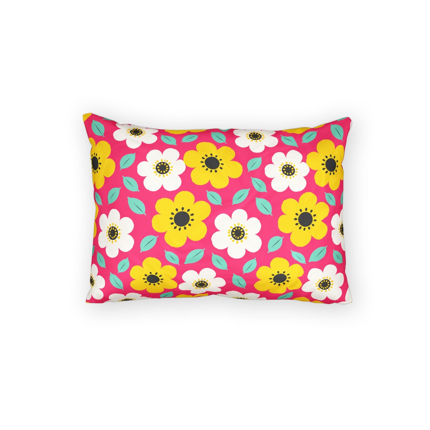 Happy Flower Sham Retro Daisy Cotton Bedding