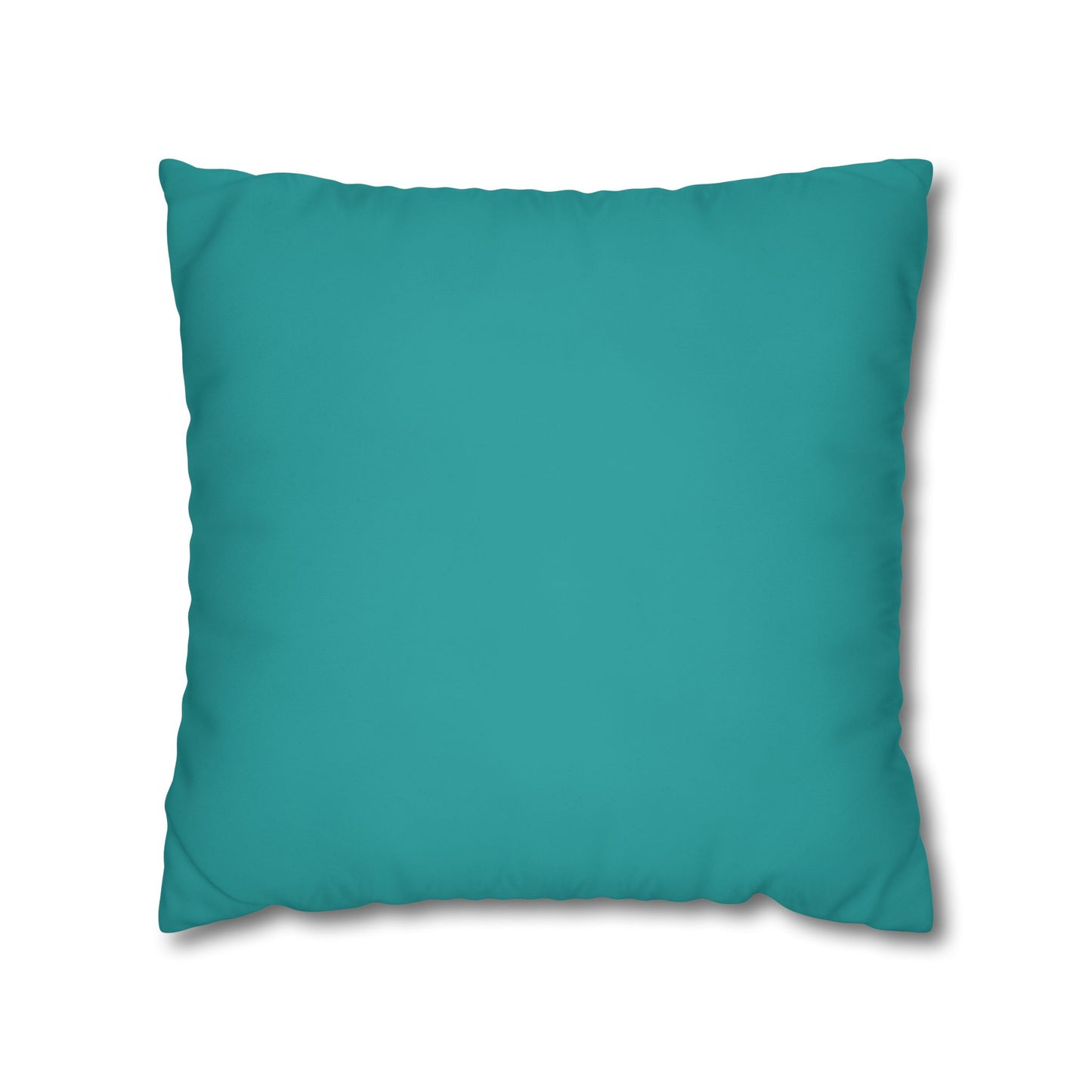 Deep Aqua Canvas Pillow Cover 20x20
