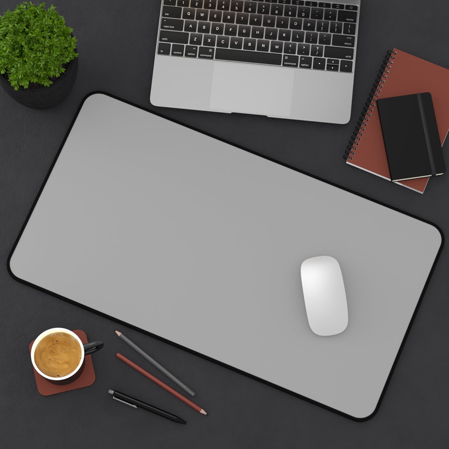 Grayscale Desk Mat Color Coordinated Collection (12x18, 12x22, 16x32)