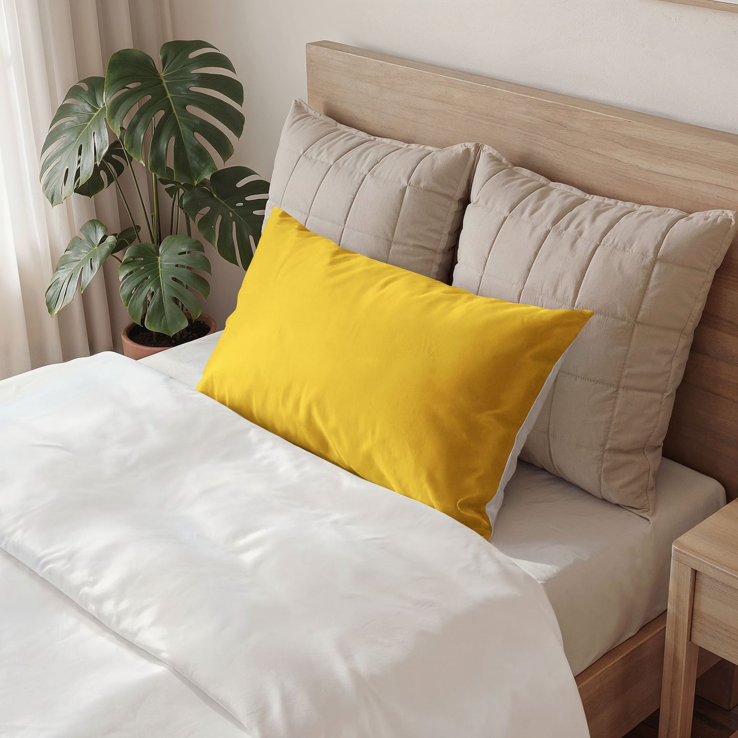 Mango Dreams Pillow Solid Cotton Sham