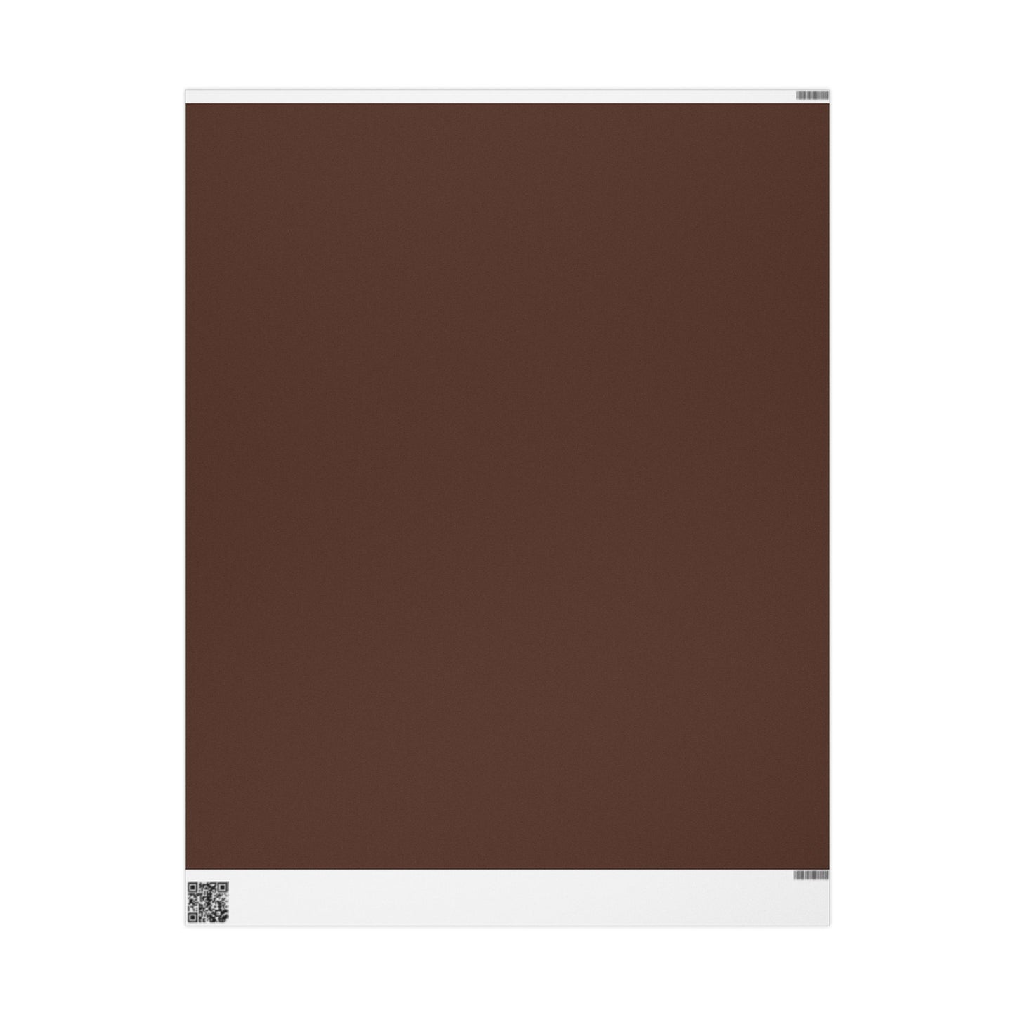 Chocolate Brown Wrapping Paper Matte or Glossy Gift Wrap 3 Sizes Fine Art Paper