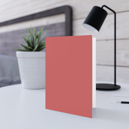 Red Autumns Note Card Color Coordinated Collection