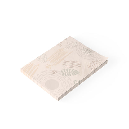Neutral Flow Sticky Notes Abstract Neutral Post It Notes (7 Sizes)