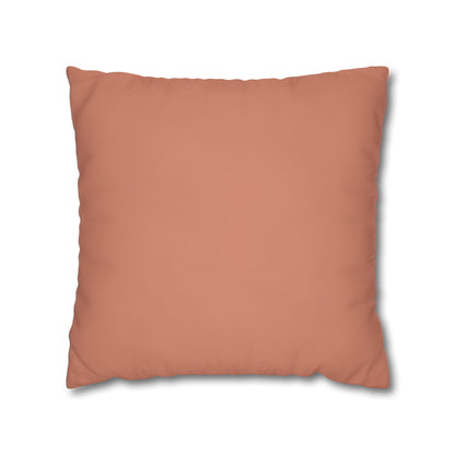 Terracotta Canvas Pillow Cover 20x20
