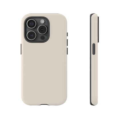 Latte Cream Tough Cell Phone Case Matte or Glossy Protective Case iPhone Samsung
