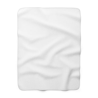 White Sherpa Fleece Blanket Cozy Plush Throw 3 Sizes Soft Warm Blanket