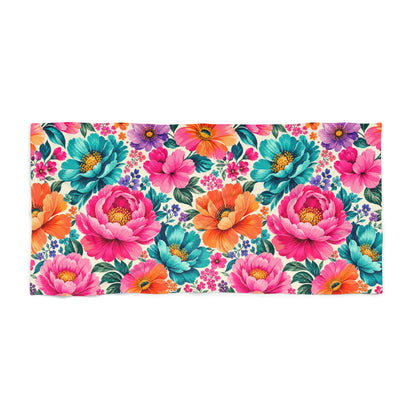 Dreamy Floral Beach Towel 36 x 72 Floral Pool Towel