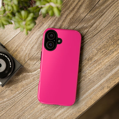 Pink Tough Cell Phone Case Matte or Glossy Protective Case iPhone Samsung