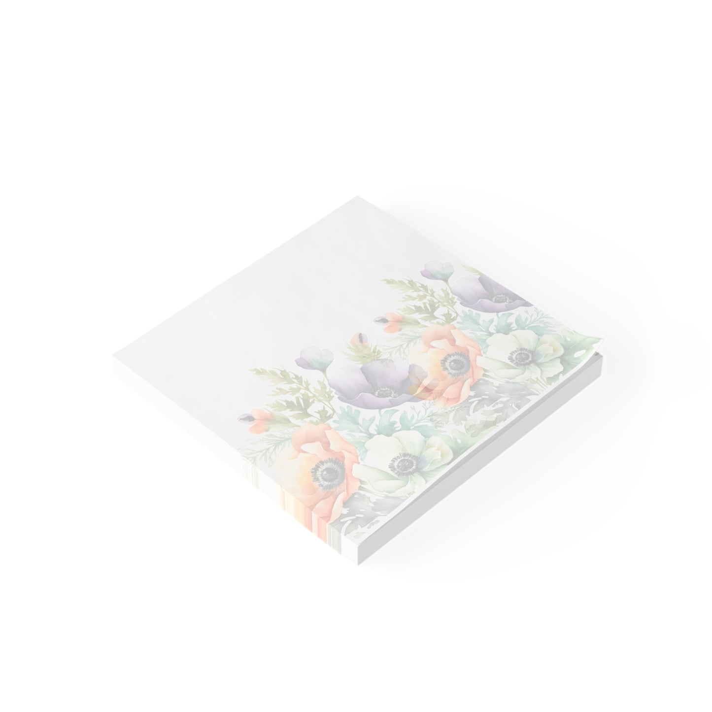 Decorated Floral Sticky Notes Botanical Floral Post It Notes (7 Sizes)