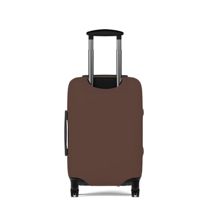 Chocolate Brown Luggage Cover Travel Suitcase Cover Protective Stretch Cover