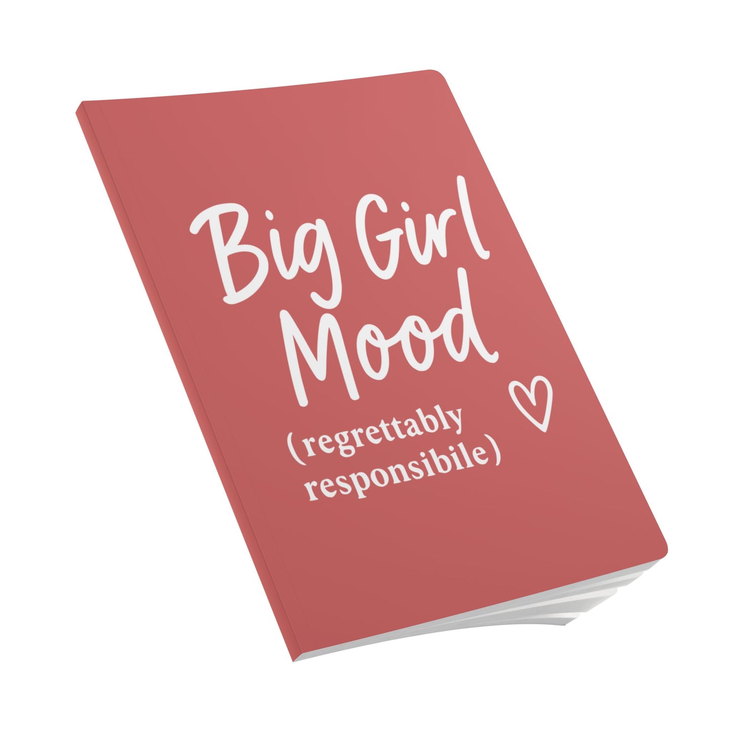 Red Autumns Big Girl Mood A5 Lined Journal