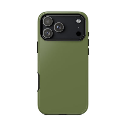 Olive Tough Cell Phone Case Matte or Glossy Protective Case iPhone Samsung