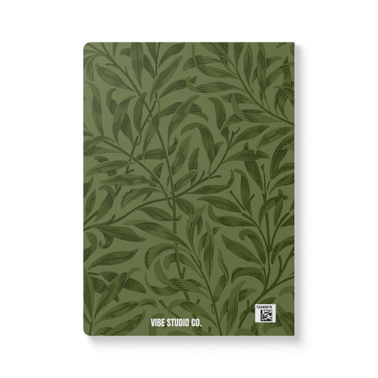Olive Leaves A5 Lined Journal Minimal Botanical Notebook | Coordinated Collection
