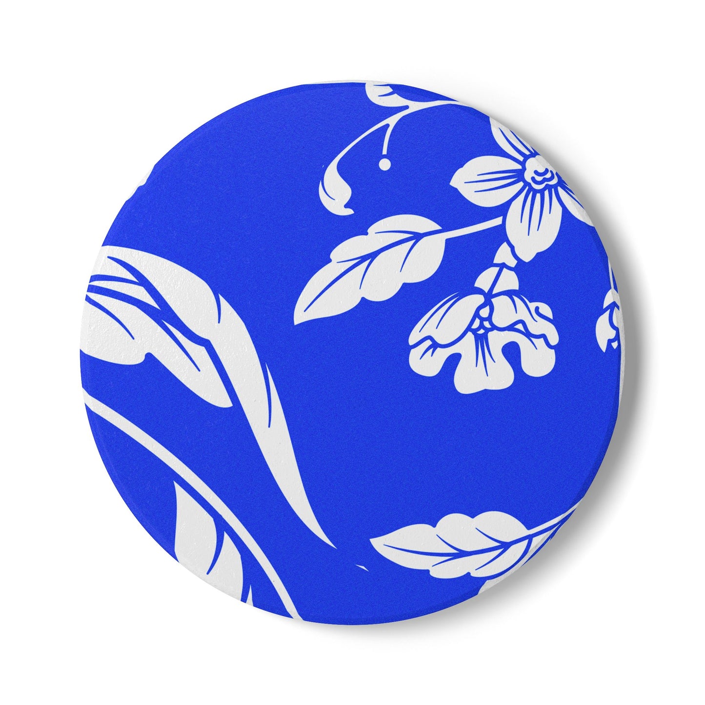 Periwinkle Floral Ceramic Coaster Coordinated Collection