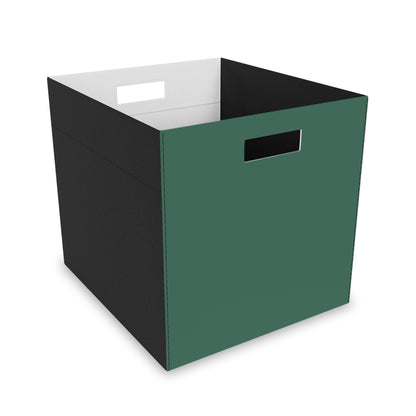 Leaf Green Felt Storage Box Foldable Organizer Bin Home Storage Basket