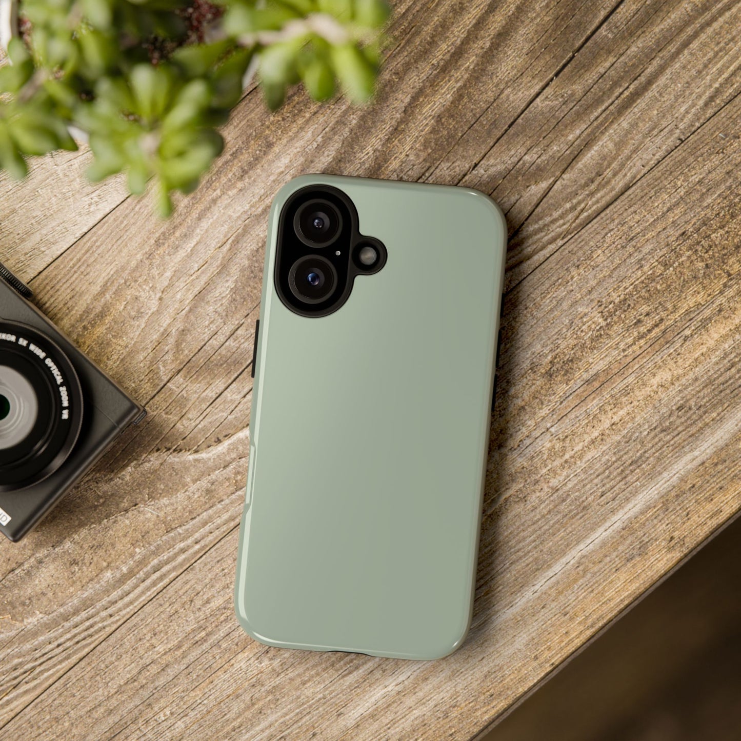 Sage Tough Cell Phone Case Matte or Glossy Protective Case iPhone Samsung