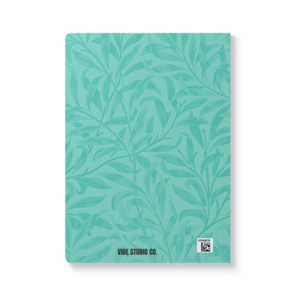 Candy Shop Leaves A5 Lined Journal Minimal Botanical Notebook | Coordinated Collection