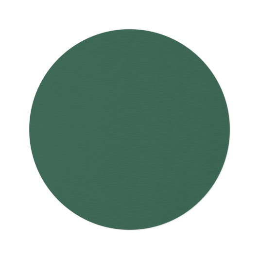 Leaf Green Coordinated Round Rug 60 Inch Floor Rug Minimal Home Decor Living Room Rug
