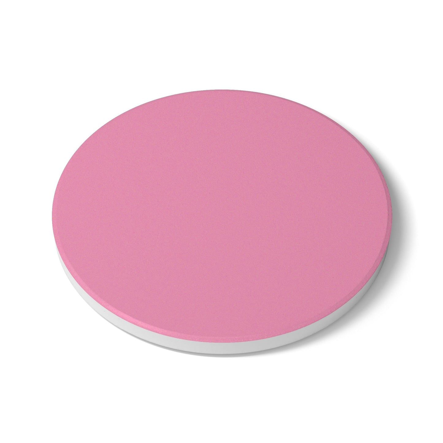 Light Pink Ceramic Coaster Round or Square | Coordinated Collection