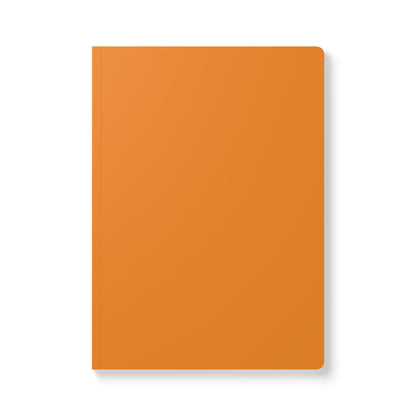 Tangerine Color Coordinated Collection A5 Lined Journal