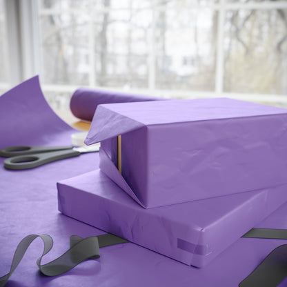 Purple Wrapping Paper Matte or Glossy Gift Wrap 3 Sizes Fine Art Paper