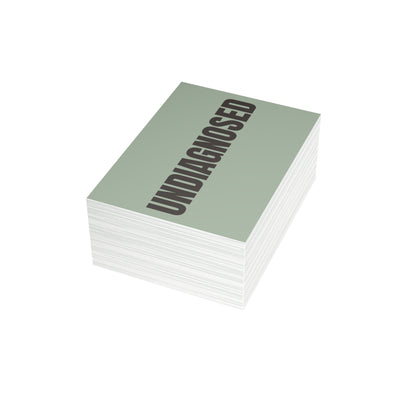 Sage Postcard Set Pack of 10, 30 or 50 w/ Envelopes | Coordinated Collection