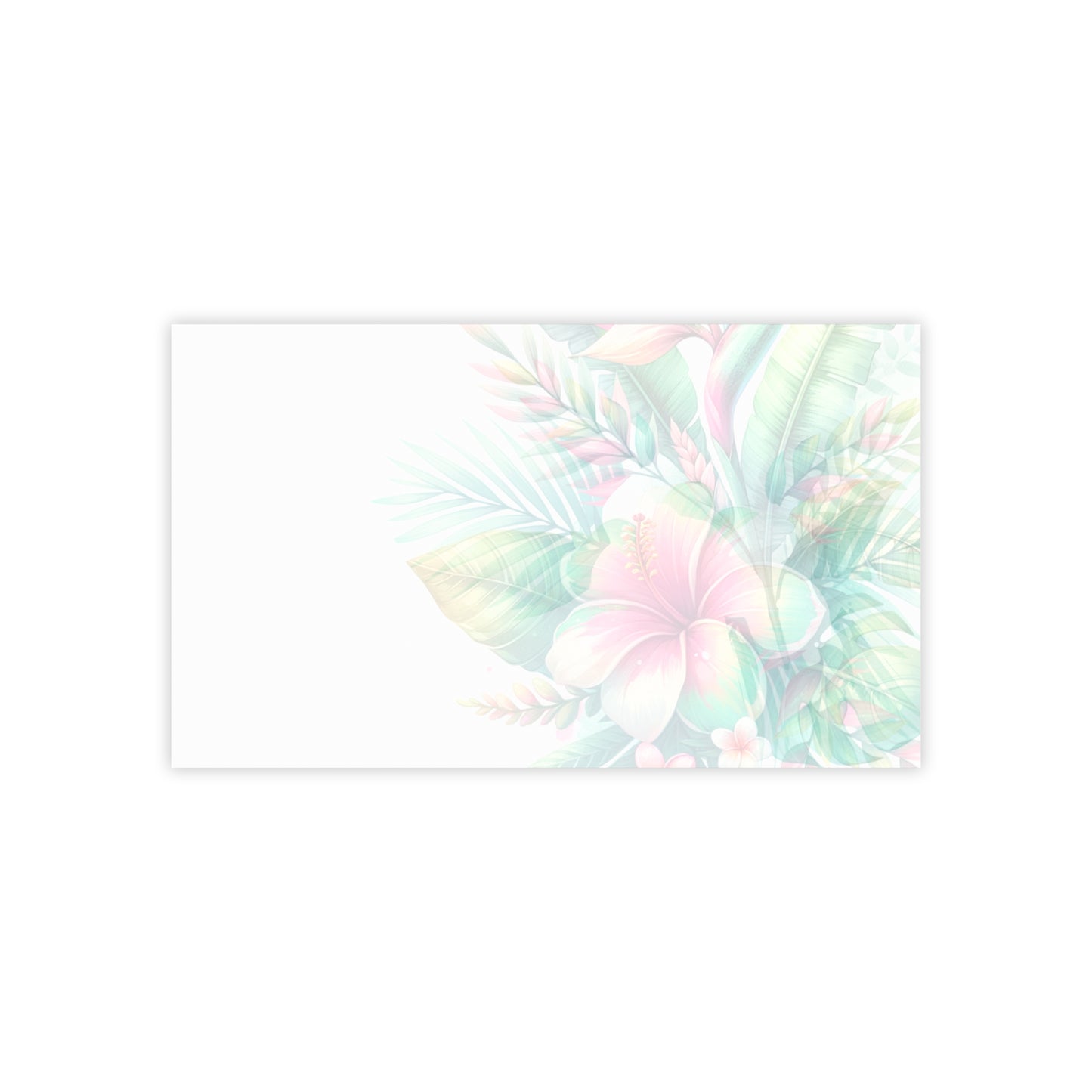 Paradise in Full Bloom Sticky Notes Tropical Floral Post It Notes (7 Sizes)
