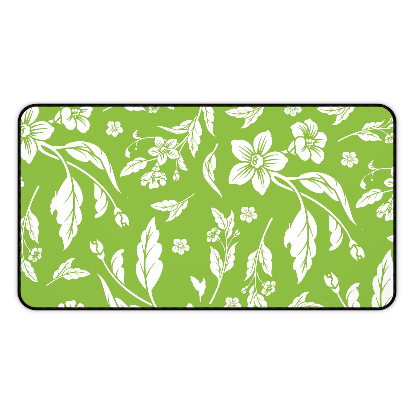 Muted Lime Floral Desk Pad (12x18, 12x22 or 16x32)