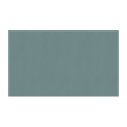 Dusty Blue Cotton Twill Tea Towel 18 x 30