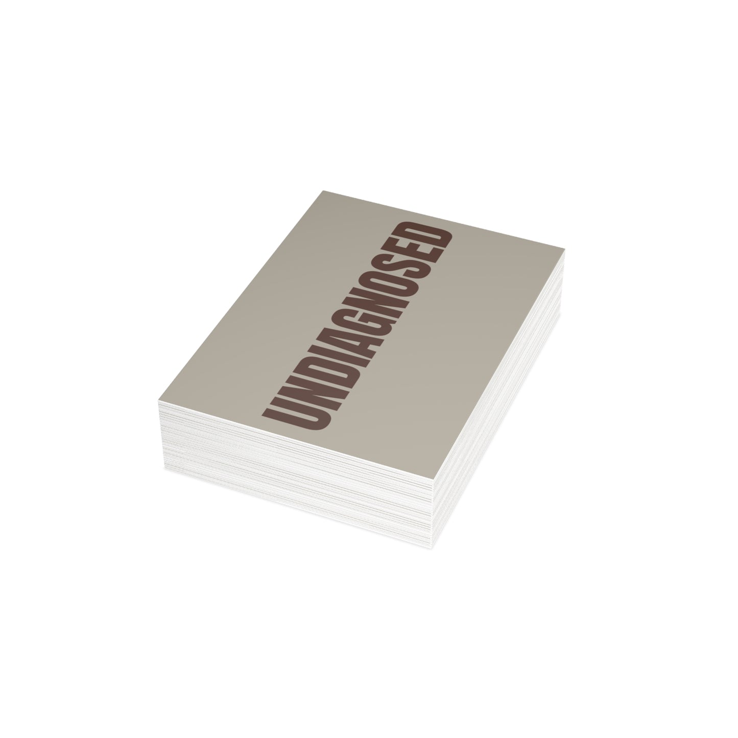 Warm Stone Postcard Set Pack of 10, 30 or 50 w/ Envelopes | Coordinated Collection