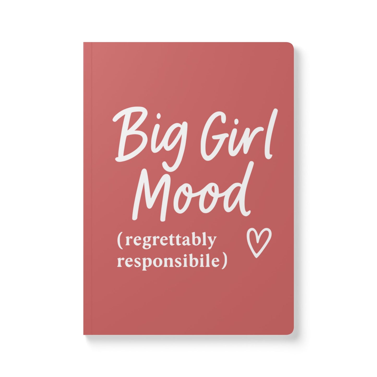 Red Autumns Big Girl Mood A5 Lined Journal