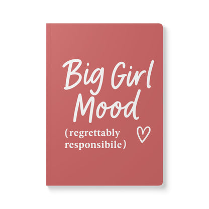 Red Autumns Big Girl Mood A5 Lined Journal