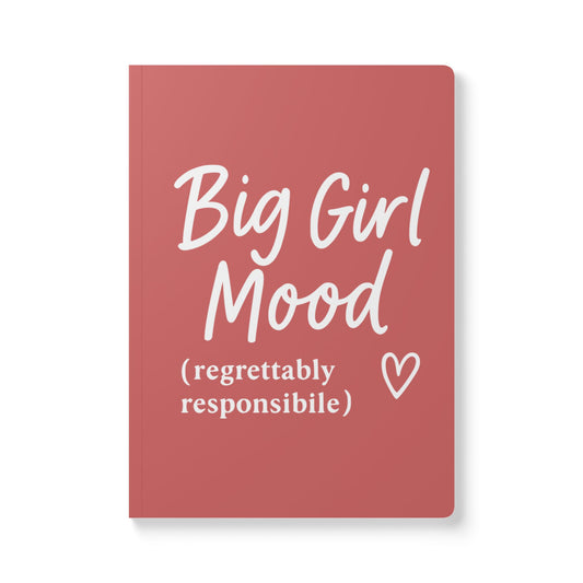 Red Autumns Big Girl Mood A5 Lined Journal