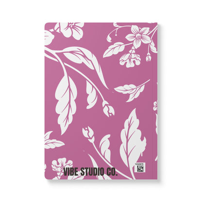 Lilac Wine Floral A5 Lined Journal Coordinated Collection